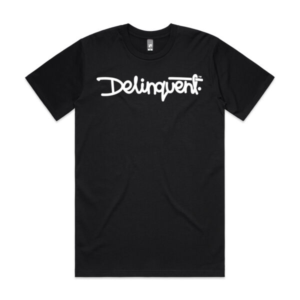 delinquent™ classic sig (white) Thumbnail